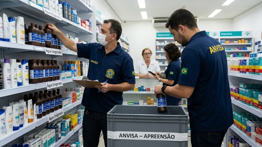 Anvisa apreende água oxigenada e proíbe gloss