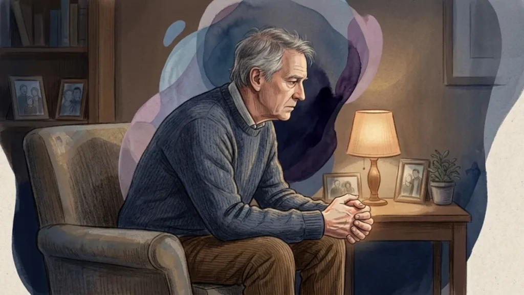 Raiva silenciosa em homens mais velhos: psicologia explica causa